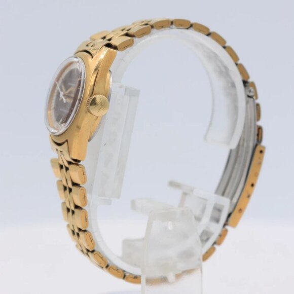 Vintage Hamilton 704003-4 Brown Date Ladies Automatic Wristwatch Swiss - Picture 5 of 8